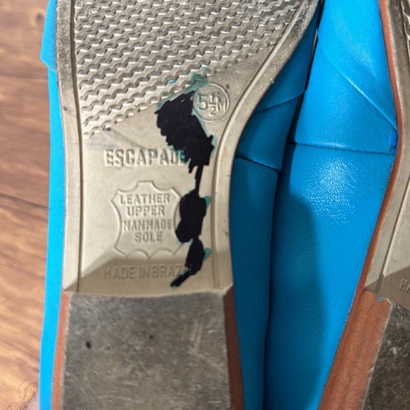 Escapade women’s Leather flat shoes size 5.5 - Picture 4 of 12